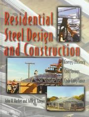 Cover of: Residential Steel Design and Construction: Energy Efficiency, Cost  Savings, Code Compliance