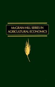 Cover of: Food and agricultural policy: economics and politics