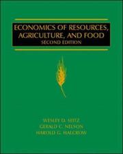 Cover of: Economics of Resources, Agriculture and Food