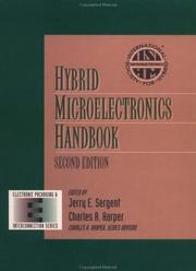 Cover of: Hybrid microelectronics handbook by Jerry E. Sergent, Charles A. Harper