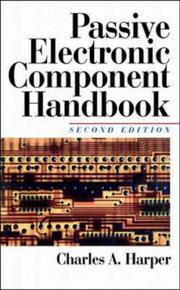 Cover of: Passive electronic component handbook