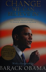 Cover of: Change we can believe in by Barack Obama