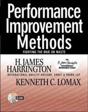 Cover of: Performance Improvement Methods: Fighting the War on Waste