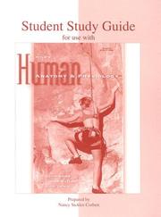 Cover of: Student Study Guide to accompany Hole's Human Anatomy and Physiology by Nancy Ann Sickles Corbett