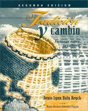 Cover of: Tradicion y cambio: Lecturas sobre la cultura latinoamericana contemporanea