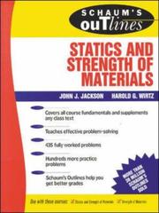 Cover of: Schaum's outline of theory and problems of elementary statics and strength of materials