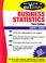 Cover of: Schaum's Outline of Business Statistics