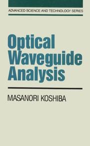 Cover of: Optical waveguide analysis