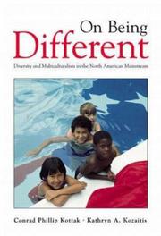 Cover of: On Being Different by Conrad Phillip Kottak, Kathryn A. Kozaitis