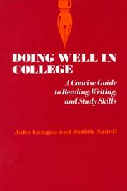 Cover of: Doing well in college: a concise guide to reading, writing, and study skills