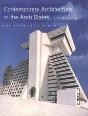 Cover of: Contemporary  Architecture in the Arab States by Udo Kultermann