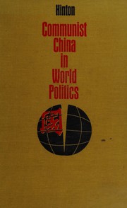 Cover of: Communist China in world politics