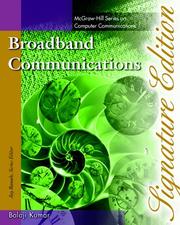 Cover of: Broadband communications by Balaji Kumar