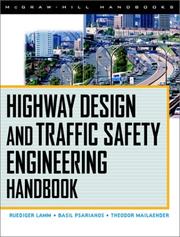 Cover of: Highway design and traffic safety engineering handbook by Ruediger Lamm