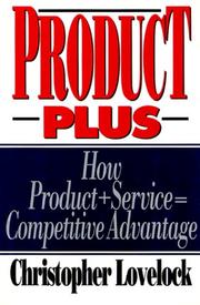 Cover of: Product plus by Christopher H. Lovelock