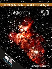 Cover of: Astronomy 99/00 (Annual Editions Astronomy)