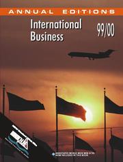 Cover of: International Business 99/00 (International Business 1999-2000) by Fred Maidment