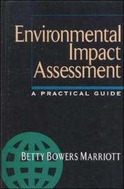 Cover of: Practical guide to environmental impact assessment