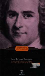Cover of: Contrato social by Jean-Jacques Rousseau