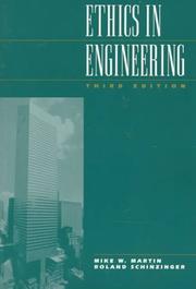 Cover of: Ethics in engineering by Mike W. Martin
