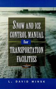 Cover of: Snow and ice control manual for transportation facilities by L. D. Minsk