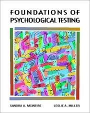 Cover of: Foundations of psychological testing