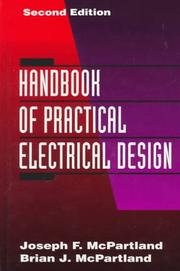 Cover of: Handbook of practical electrical design by Joseph F. McPartland, Joseph F. McPartland