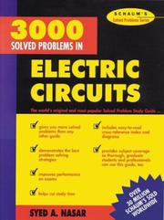 Cover of: 3,000 Solved Problems in Electrical Circuits