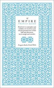 Cover of: OF EMPIRE (GREAT IDEAS S.)