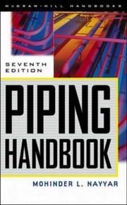 Cover of: Piping Handbook | Mohinder L. Nayyar