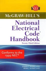 Cover of: McGraw-Hill's National Electrical Code Handbook by Brian J. McPartland