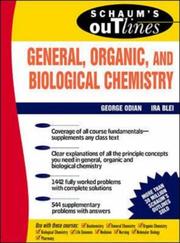 Cover of: Schaum's outline of theory and problems of general, organic, and biological chemistry