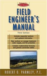 Cover of: Field engineer's manual