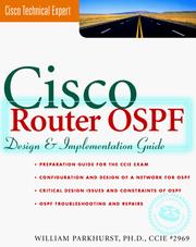 Cover of: Cisco router OSPF: design and implementation guide
