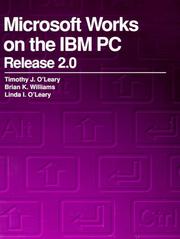 Cover of: Microsoft works on the IBM PC Release 2.0