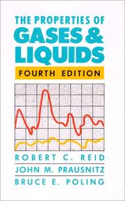 Cover of: The properties of gases and liquids by Robert C. Reid