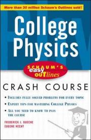Cover of: Schaum's Easy Outline: College Physics