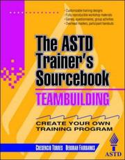 Cover of: Teambuilding: the ASTD trainer's sourcebook