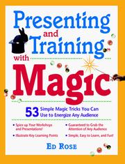 Cover of: Presenting and Training with Magic