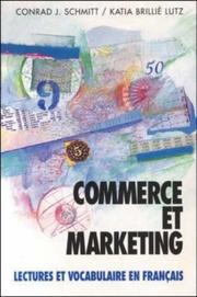 Cover of: Commerce et marketing by Conrad J. Schmitt
