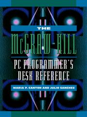Cover of: The McGraw-Hill PC Programmer's Desk Reference