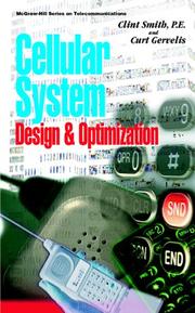 Cover of: Cellular system design and optimization