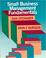 Cover of: Small business management fundamentals