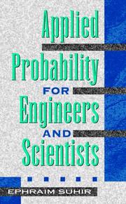 Cover of: Applied probability for engineers and scientists | Ephraim Suhir