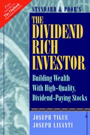 Cover of: The Dividend Rich Investor | Joseph Tigue