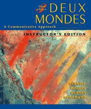Cover of: Deux Mondes: A Communicative Approach