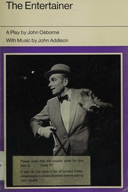 Cover of: The entertainer by John Osborne