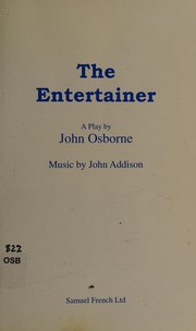 Cover of: The entertainer: a play.