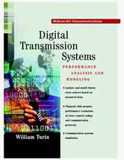 Cover of: Digital transmission systems | William Turin