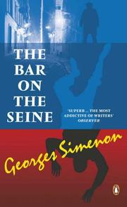 Cover of: The Bar on the Seine by Georges Simenon
